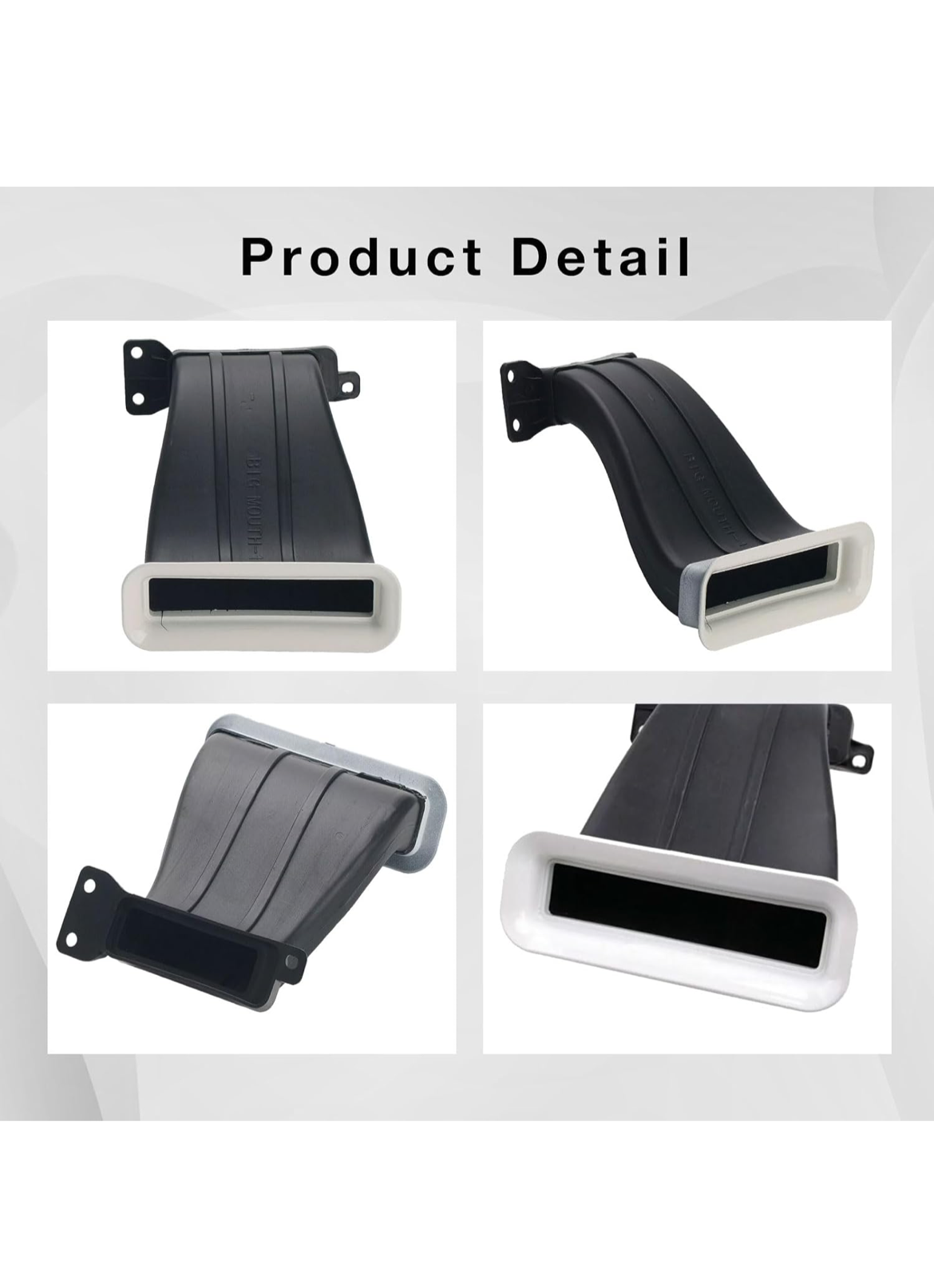 Car Air Intake Mouth Snorkel Modification Tuyere ABS For Ford Fiesta 2012-2018 Air Inlet Duct Tuyere Hood Scoop Dynamic Air Intake Lattice Hatchback Box Cover 4D Sedan 5D MK3 MK3.5