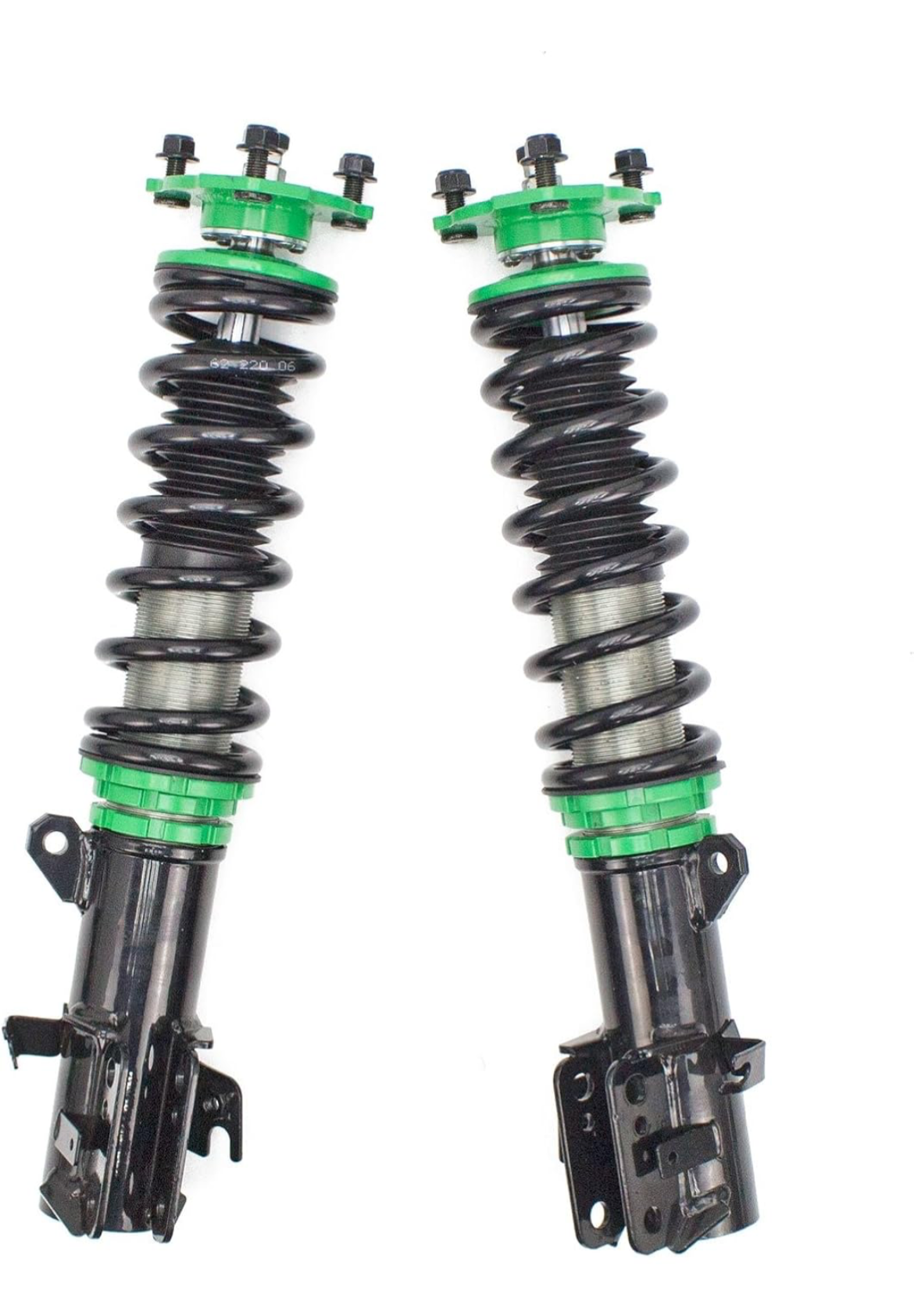 Rev9 R9-HS2-031_2 Hyper-Street II Coilover Suspension Lowering Kit, Mono-Tube Shock w/ 32 Click Rebound Setting, Full Length Adjustable, compatible with Ford Fiesta 2012-19